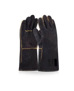 rękawice robocze skórzane spawalnicze A2014 Safety/4MIG Ardon czarne