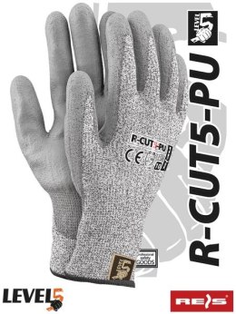 Reis R-CUT5-PU rękawice robocze antyprzecięciowe powlekane poliuretanem