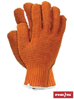 Reis RCROSS pomarańczowe rękawice robocze z powłoką PCV dla szklarzy