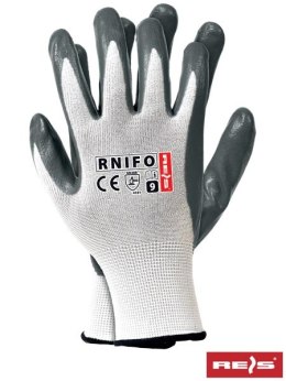 Reis RNIFO tanie rękawice robocze olejoodporne powlekane nitrylem