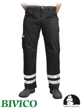 spodnie robocze do pasa LH-VOBSTER_X Leber&Hollman czarne