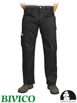 spodnie robocze do pasa LH-VOBSTER Leber&Hollman czarne