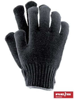 REIS RDZO tanie rękawice robocze dziane ocieplane bawełna 100%