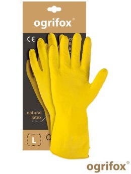 Ogrifox OX-FLOX tanie rękawice robocze gumowe gospodarcze