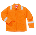fr25 portwest bluza trudnopalna z padami odblaksowymi pomarańczowa