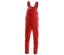 Polstar Brixton Classic spodnie robocze ogrodniczki ochronne czerwone