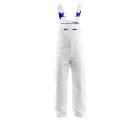 Polstar Max-Popular spodnie robocze ogrodniczki ochronne białe