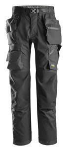 Snickers Workwear 6923 Kevlar FlexiWork+ spodnie robocze do pasa czarne