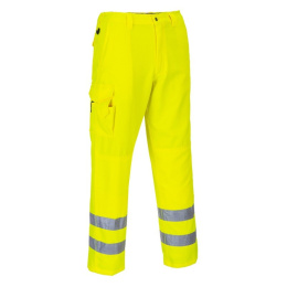 Portwest E046 spodnie robocze do pasa bojówki ostrzegawcze