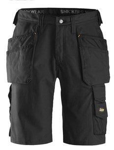 Snickers Workwear 3014 Canvas+ krótkie spodnie robocze z workami kieszeniowymi