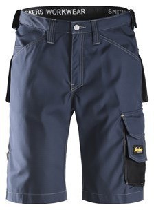 Snickers Workwear 3123 Rip-Stop krótkie spodnie robocze granatowo-czarne