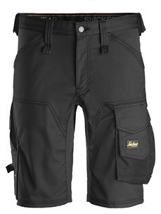 Snickers Workwear 6143 Stretch AllroundWork spodnie robocze krótkie czarne