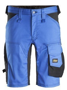 Snickers Workwear 6143 Stretch AllroundWork spodnie robocze krótkie niebiesko-czarne