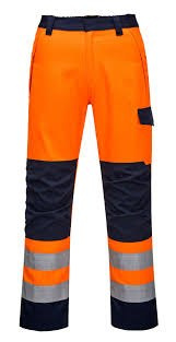 Portwest Modaflame RIS MV36 spodnie robocze do pasa ostrzegawcze trudnopalne