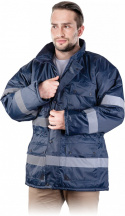 Reis K-Blue kurtka robocza ocieplana z pasami odblaskowymi