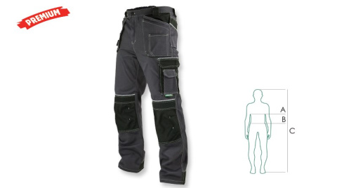 StalCo Allround Line Spodnie robocze do pasa - odzież ochronna