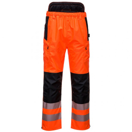 Portwest PW342 PW3 Extreme spodnie robocze do pasa ostrzegawcze pomarańczowo-czarne