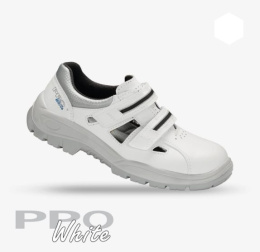 PPO Strzelce Opolskie 201 S1 buty robocze sandały ochronne białe