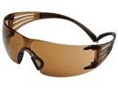 3M SecureFit™ 405 okulary ochronne brązowe nieparujące przeciwodpryskowe 3M-OO-SF405