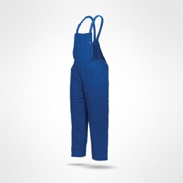 Sara Workwear Doker spodnie robocze ocieplane ogrodniczki niebieskie