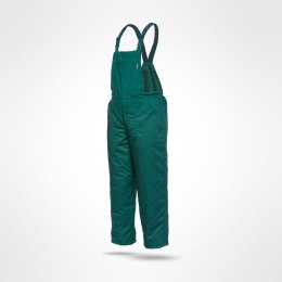 Sara Workwear Norman Winter spodnie robocze ocieplane ogrodniczki zielone