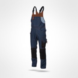 Sara Workwear Texas spodnie robocze ogrodniczki jeans denim