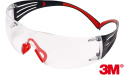 3M SecureFit™ 400  okulary ochronne przeciwodpryskowe nieparujące 3M-OO-SF400