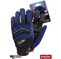 Reis RMC-IMPACT rękawice robocze monterskie wzmacniane niebieskie