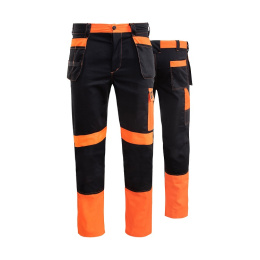 PROCERA PROMONTER 260 HVP spodnie robocze monterskie czarno pomarańczowe