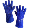 CANIS CXS PATON BLUE rękawice robocze spawalnicze z dwoiny  niebieskie - rękawice ochronne dla spawacza