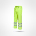 spodnie robocze do pasa ostrzegawcze Drogowiec Standard Sara Workwear żółte