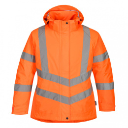 damska kurtka zimowa ostrzegawcza LW74 Portwest pomarańczowa