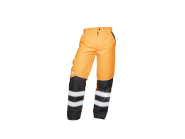spodnie robocze do pasa zimowe ostrzegawcze Howard Reflex Ardon pomarańczowe