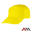 czapka z daszkiem reklamowa Art.Master żółta