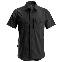 koszula z krótkim rękawem LiteWork 8520 Snickers Workwear czarna