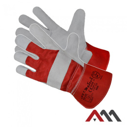 rękawice robocze wzmacniane skórą dwoinową RBR Art.Master