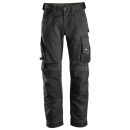 spodnie robocze do pasa AllroundWork 6351 Snikers Workwear czarne