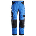 spodnie robocze do pasa AllroundWork 6351 Snikers Workwear czarno-niebieskie