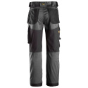 Snickers Workwear spodnie do pasa AllroundWork 6351 szaro-czarne