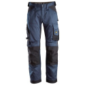 spodnie robocze do pasa AllroundWork 6351 Snikers Workwear czarno-granatowe