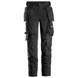 spodnie do pasa damskie AllroundWork 6247 Snickers Workwear czarne