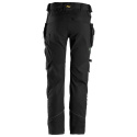 Snickers Workwear FlexiWork+ 6972 spodnie robocze do pasa czarne