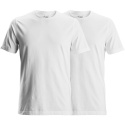 t-shirt roboczy elastyczny- zestaw 2szt. 2529 Snickers Workwear biały
