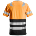 Snickers Workwear AllroundWork 2534 t-shirt roboczy odblaskowy pomarańczowo-czarny