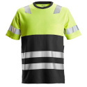 t-shirt roboczy odblaskowy AllroundWork 2534 Snickers Workwear żółto-czarny