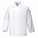 bluza robocza szefa kuchni Suffolk C833 Portwest biała