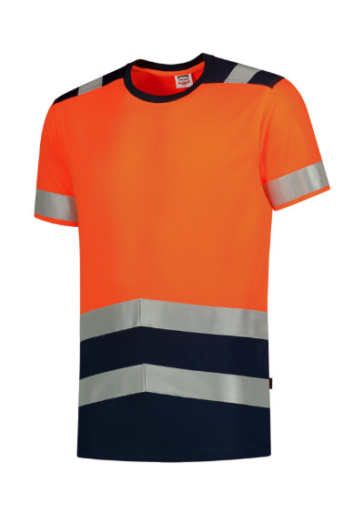 t-shirt roboczy ostrzegawczy High Vis Bicolor T01 Adler pomarańczowy