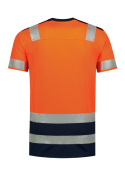 Adler High Vis Bicolor T01 t-shirt roboczy ostrzegawczy pomarańczowy
