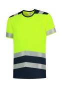 t-shirt roboczy ostrzegawczy High Vis Bicolor T01 Adler żółty