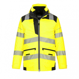 kurtka robocza ostrzegawcza 5w1 PW367 Portwest żółto-czarna